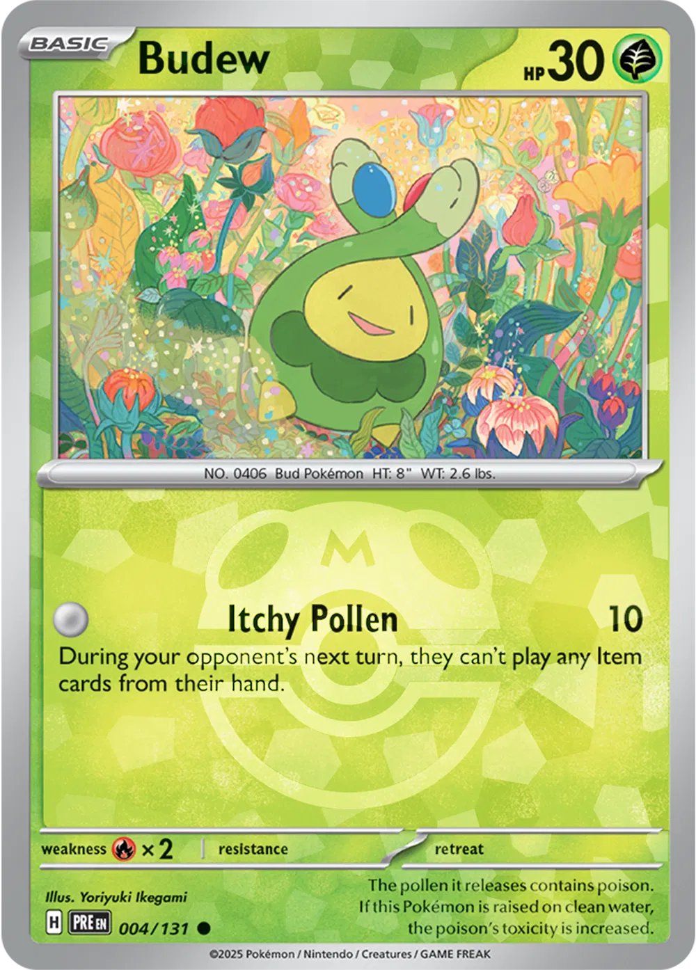 Budew (Master Ball Pattern), Prismatic Evolutions