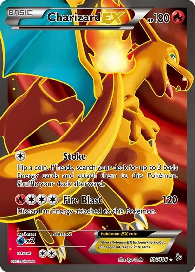 Charizard EX (100 Full Art), Flashfire