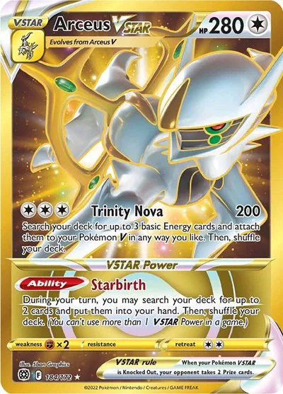 Arceus VSTAR (Secret), Brilliant Stars