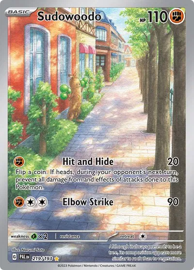 Sudowoodo, Paldea Evolved