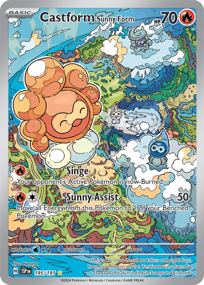 Castform Sunny Form, Surging Sparks