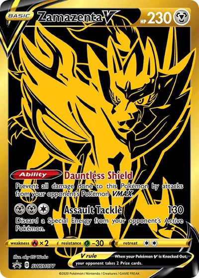 Zamazenta V, Sword & Shield Promo