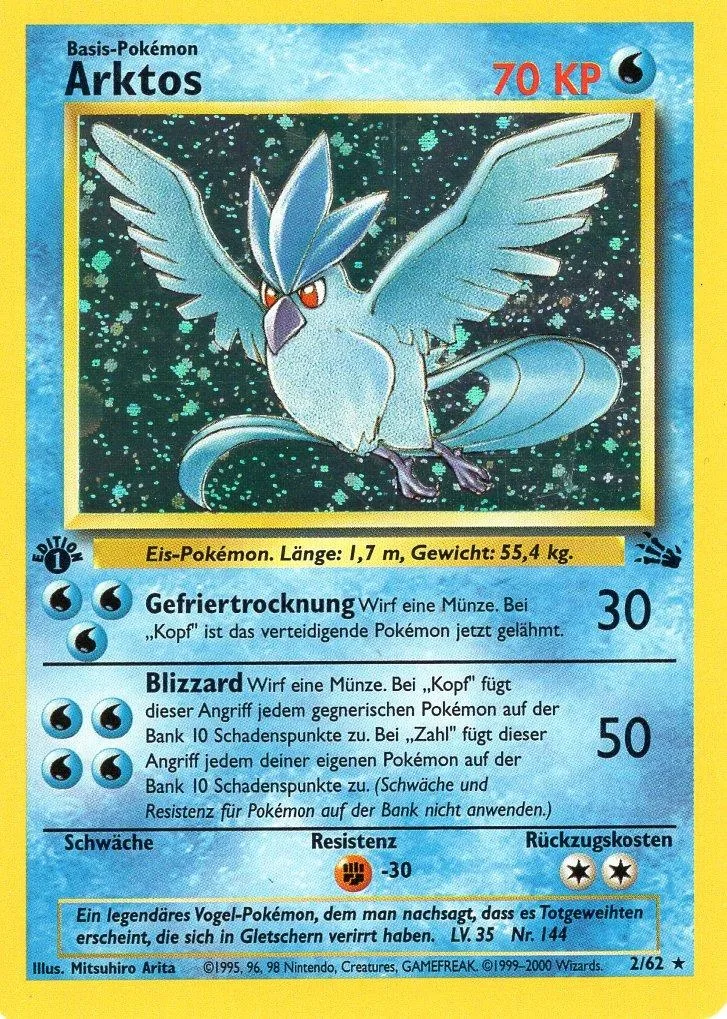 Articuno, Fossil