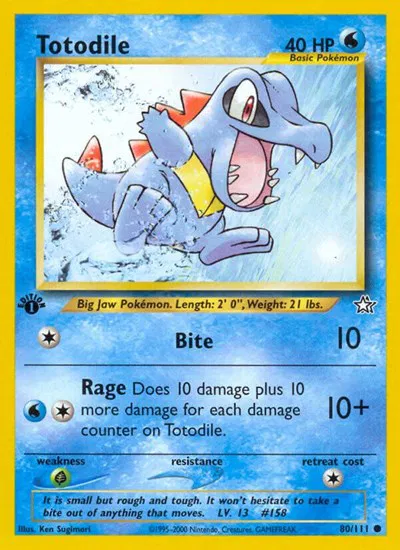Totodile (80), Neo Genesis