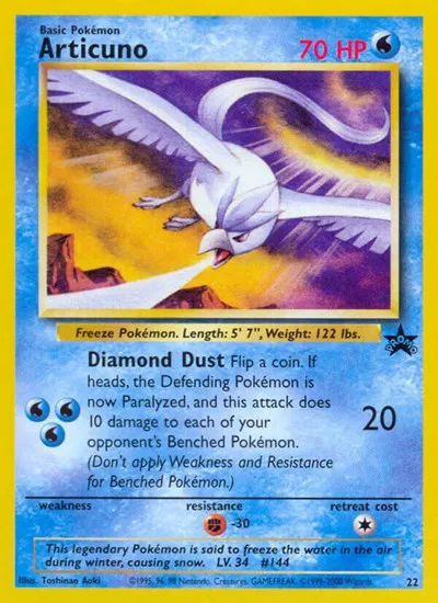 Articuno (22), WoTC Promo