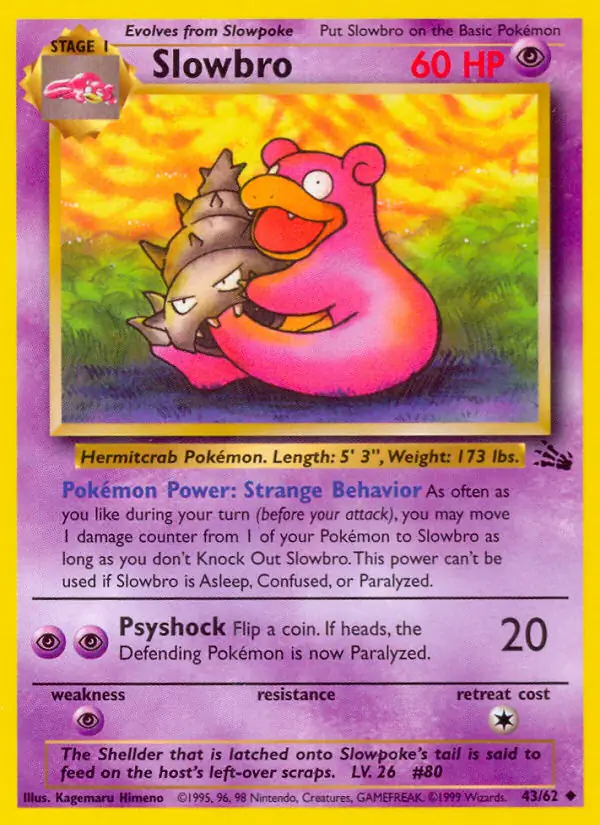 Slowbro, Fossil