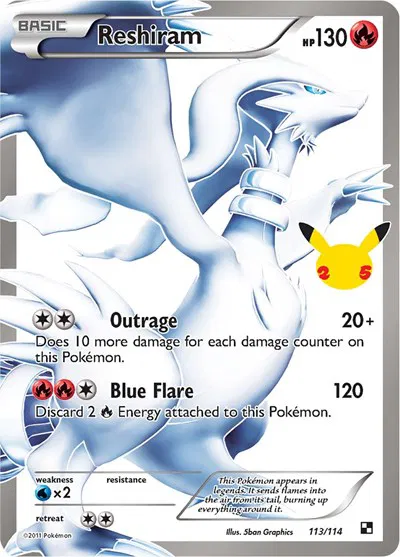 Reshiram, Celebrations: Classic Collection